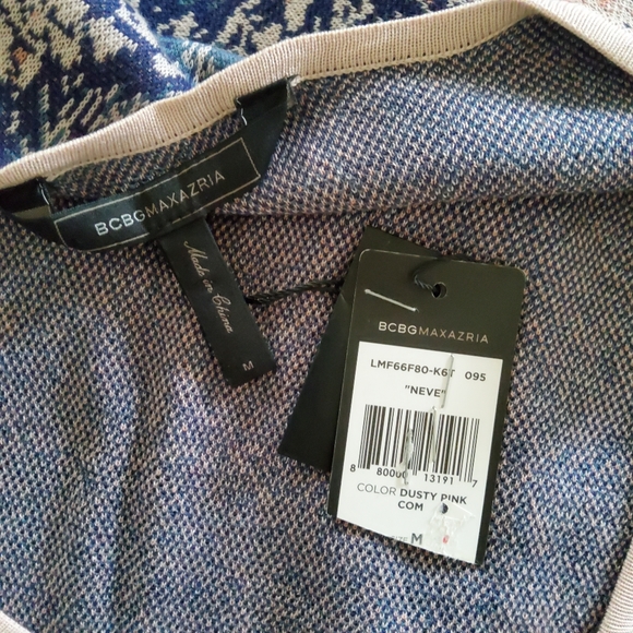 BCBGMAXAZRIA Floral Print Silk Cotton A-Line Mini Dress M New - Picture 6 of 7